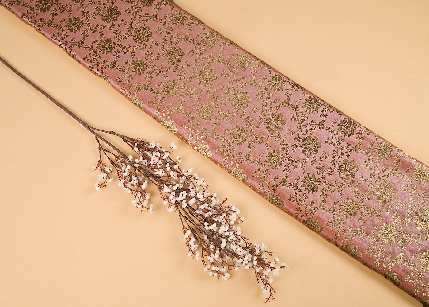 gajri-pink-banarasi-brocade-fabric-with-all-over-golden-zari-handloom-23183