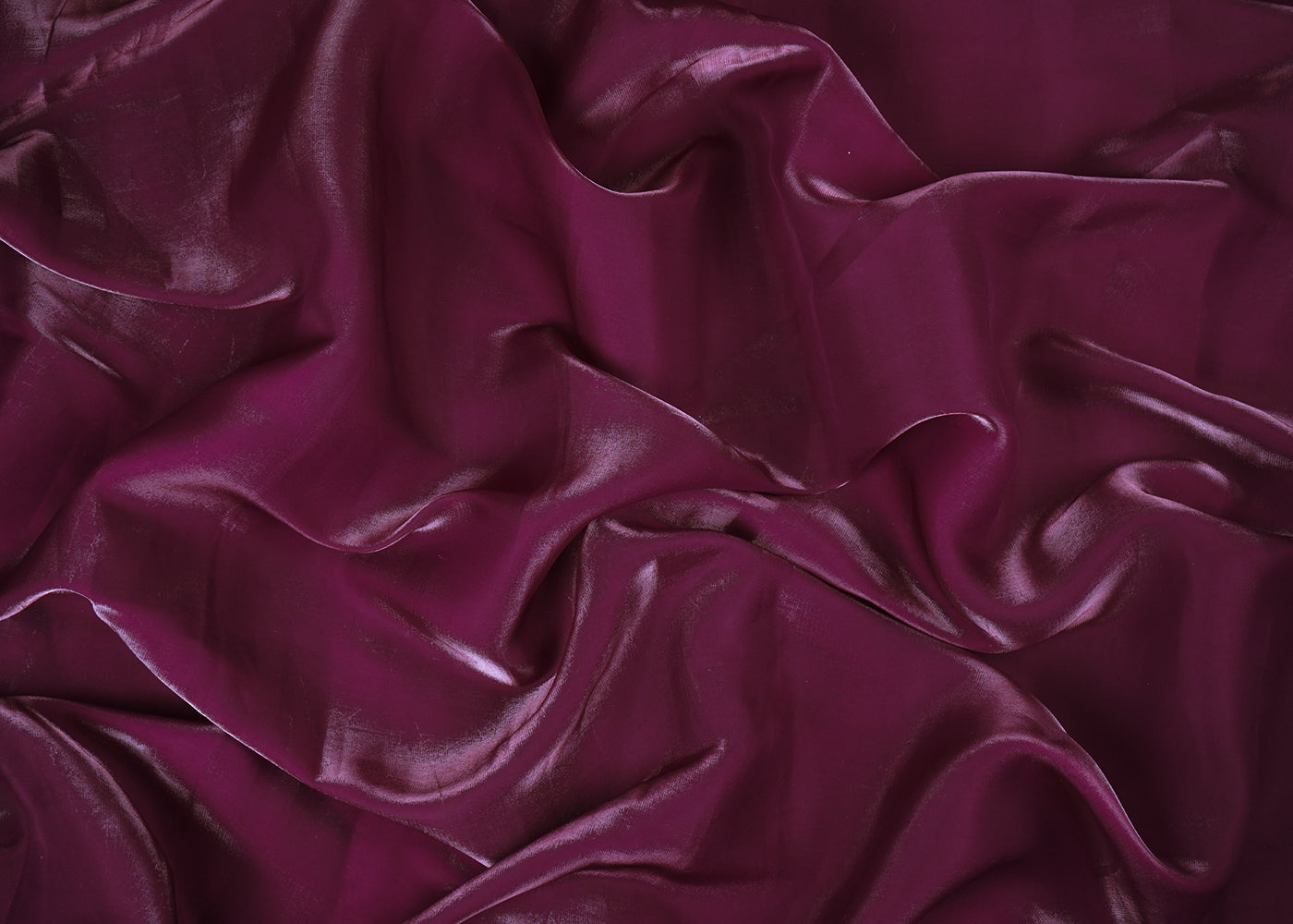 Dark Plum Colored Organza Satin Fabric 23212(102)