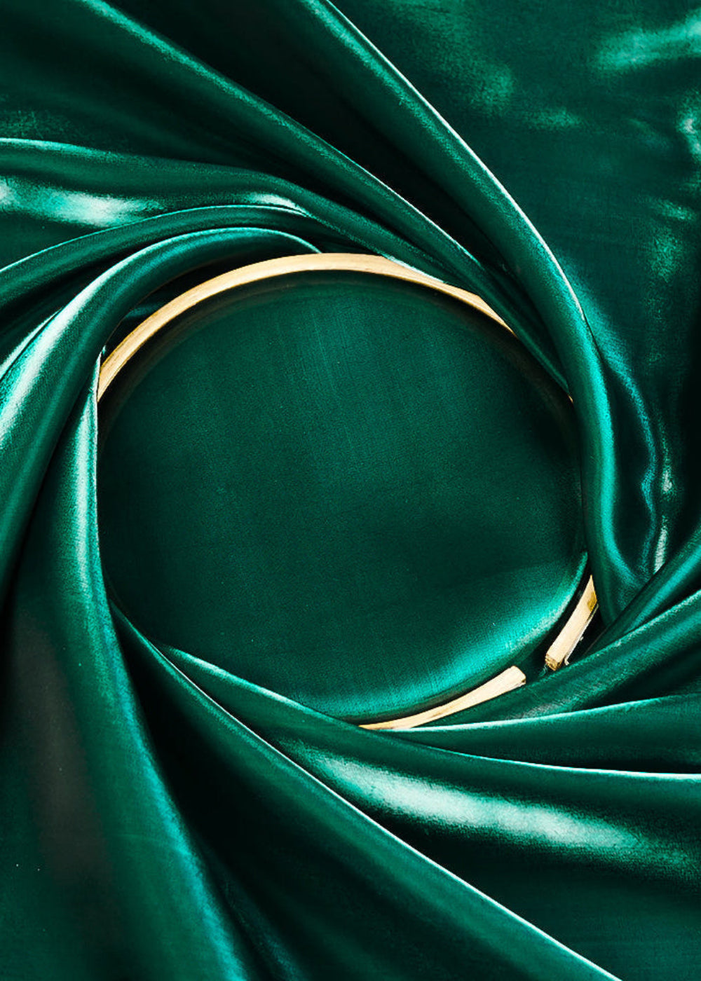 Teal Green Colored Organza Satin Fabric 23212(104)
