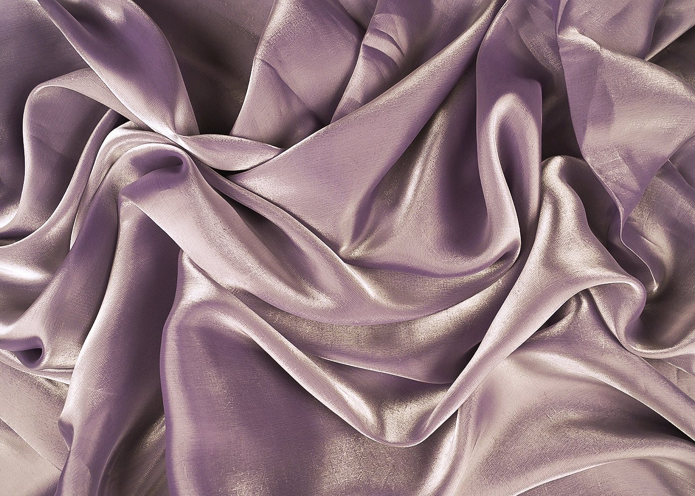 Lilac Colored Organza Satin Fabric 23212(111)