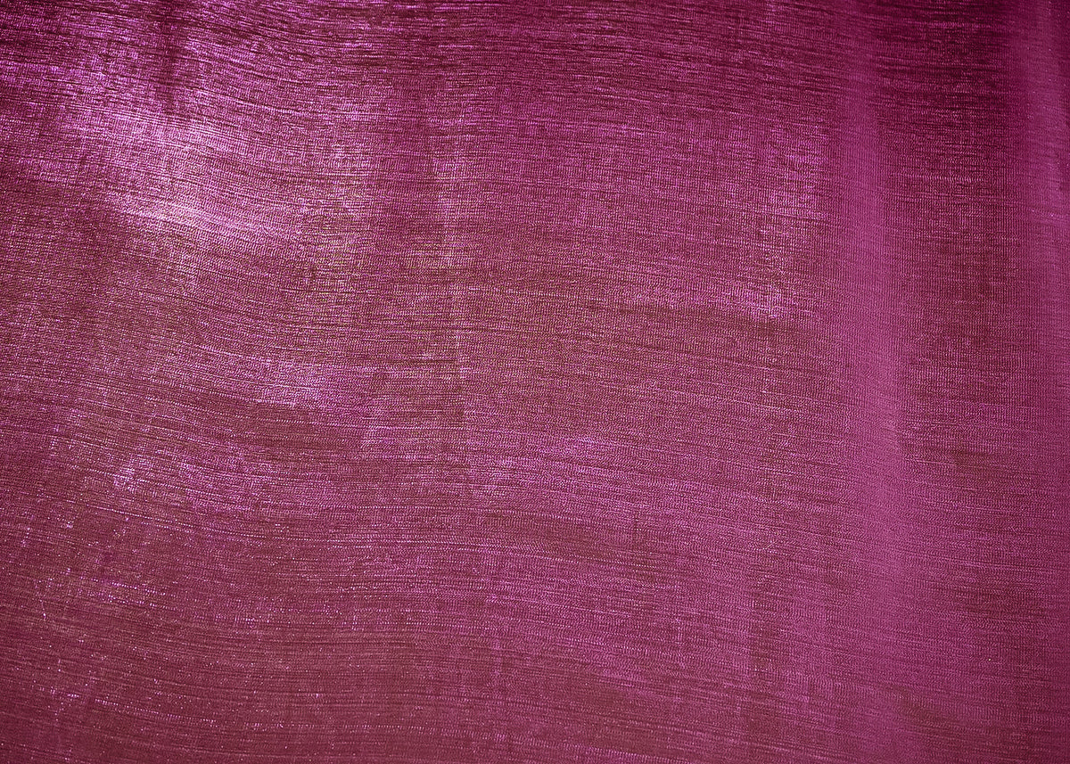 Purple Colored Organza Satin Fabric 23212(116)