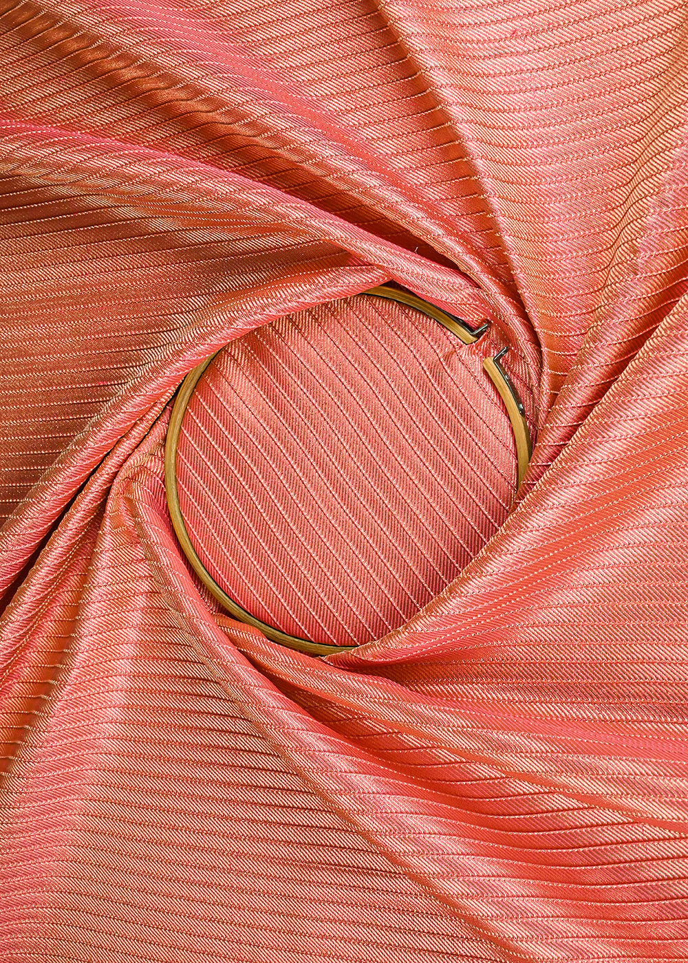 Pink-Banarasi-Silk-Fabric-With-All-Over-Golden-Zari-Handloom-23219-close-view