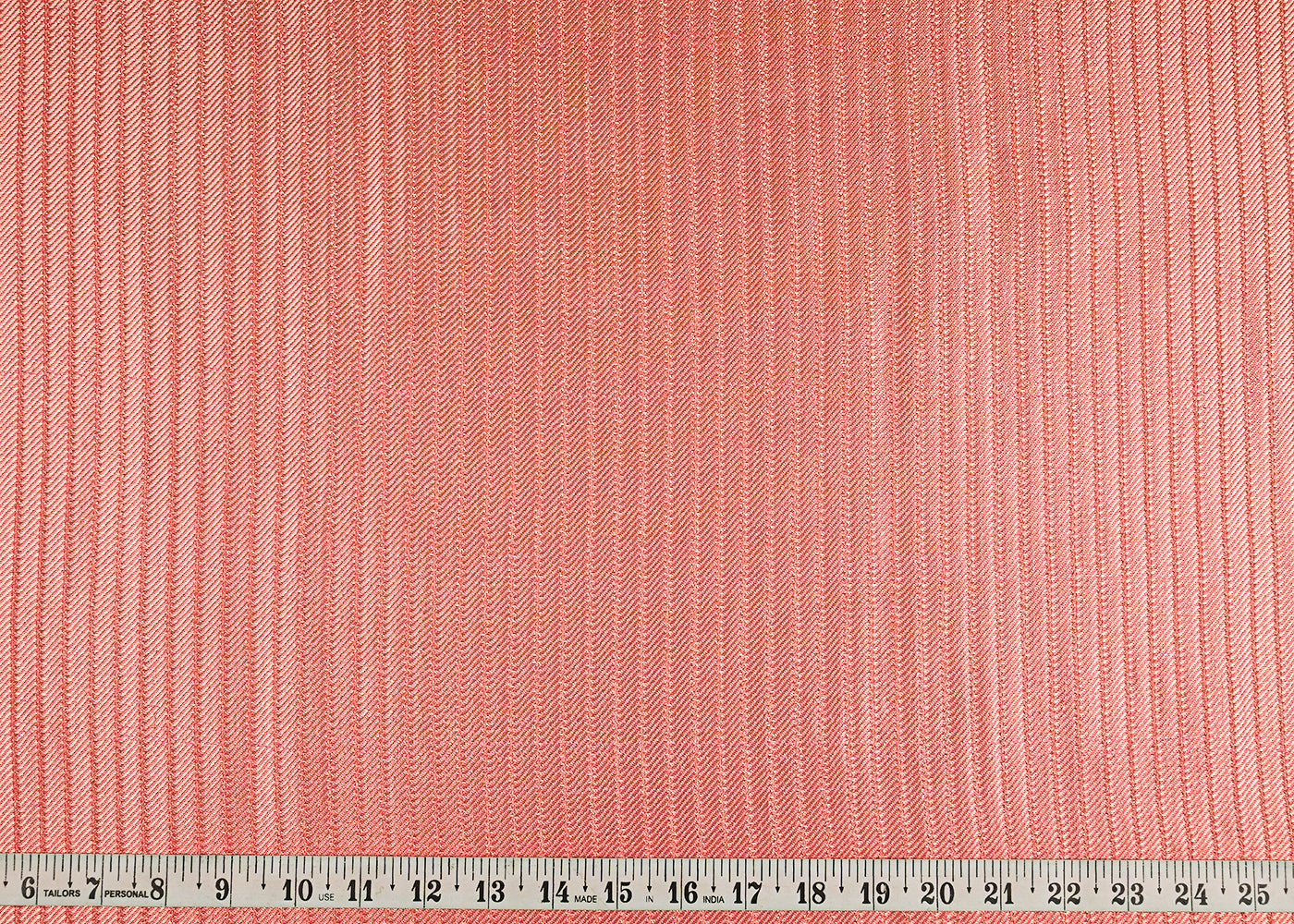Pink Banarasi Silk Fabric With All Over Golden Zari Handloom 23219