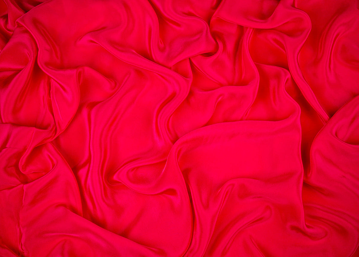 Rani Pink Colored Crepe Fabric 23244(14)