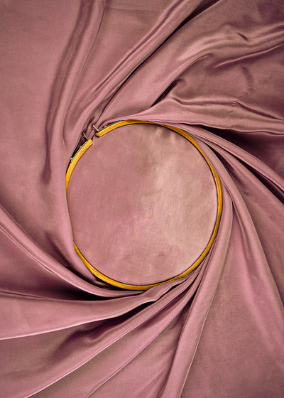 Lilac Colored Crepe Fabric 23244(19)