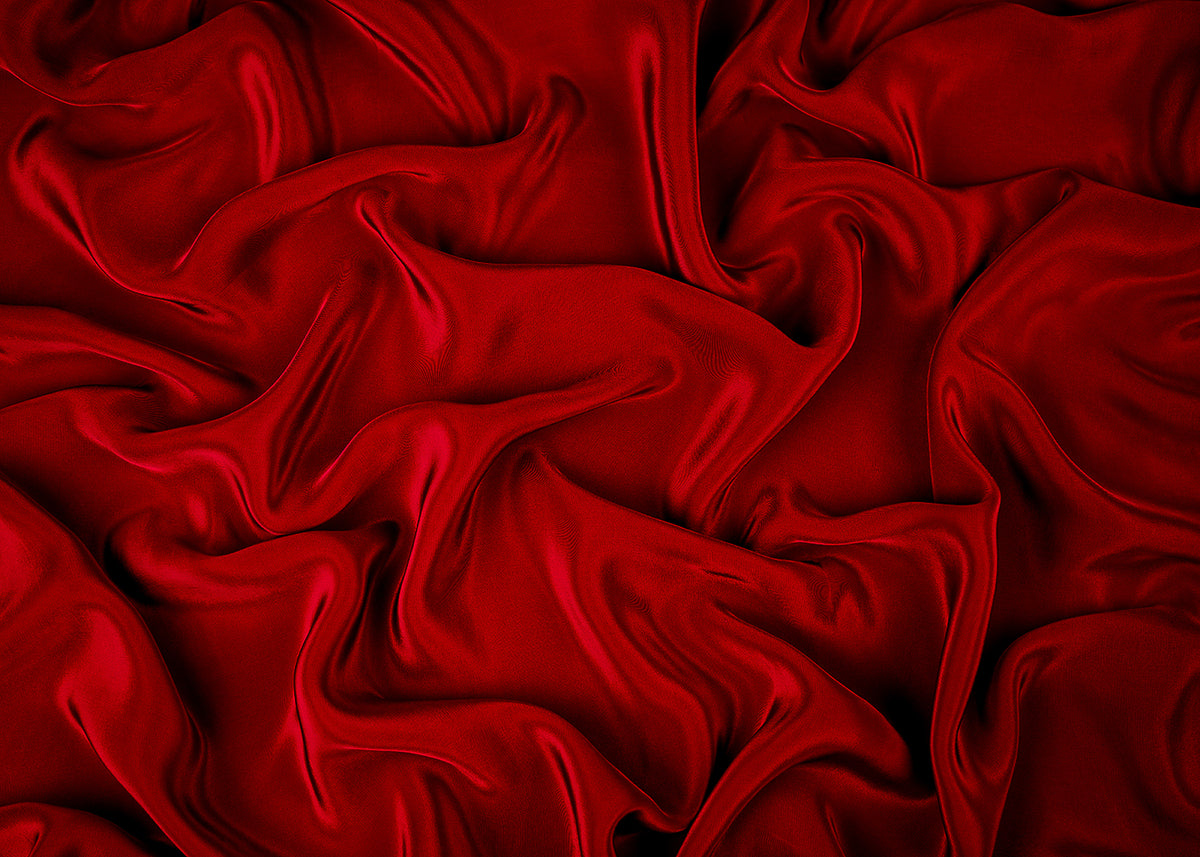 Maroon Colored Crepe Fabric 23244(1)