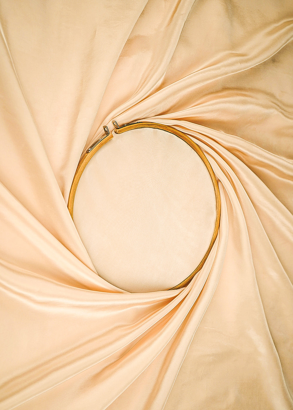 Cream Colored Crepe Fabric 23244(6)