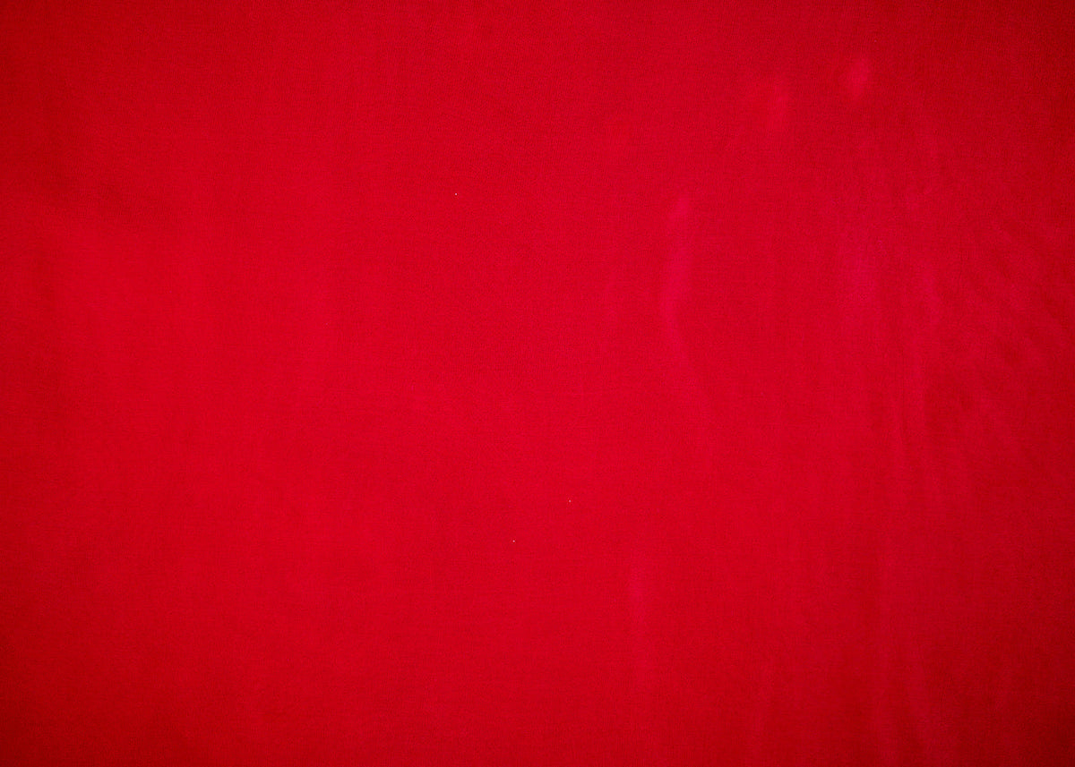 Crimson Red Colored Crepe Fabric 23244(7)