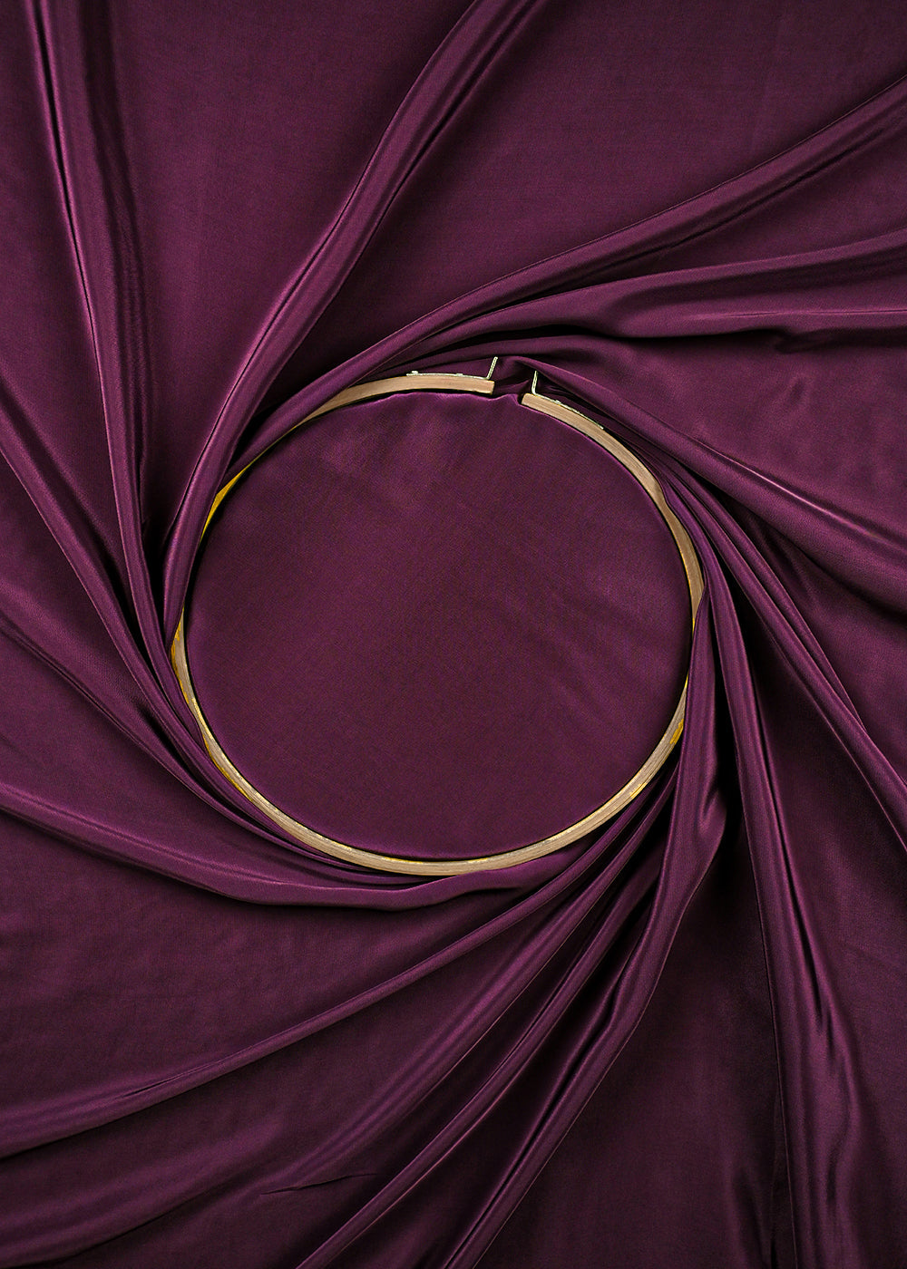 Matte Purple Colored Crepe Fabric 23244(8)