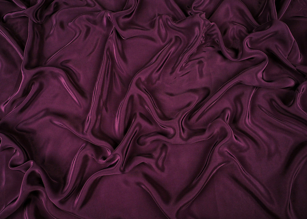 Matte Purple Colored Crepe Fabric 23244(8)