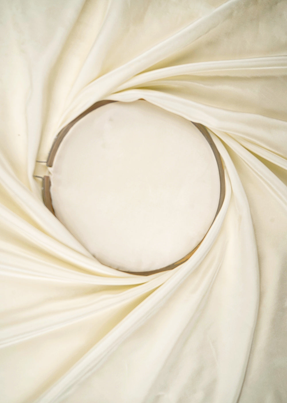 Ivory White Colored Crepe Fabric 23244(9)