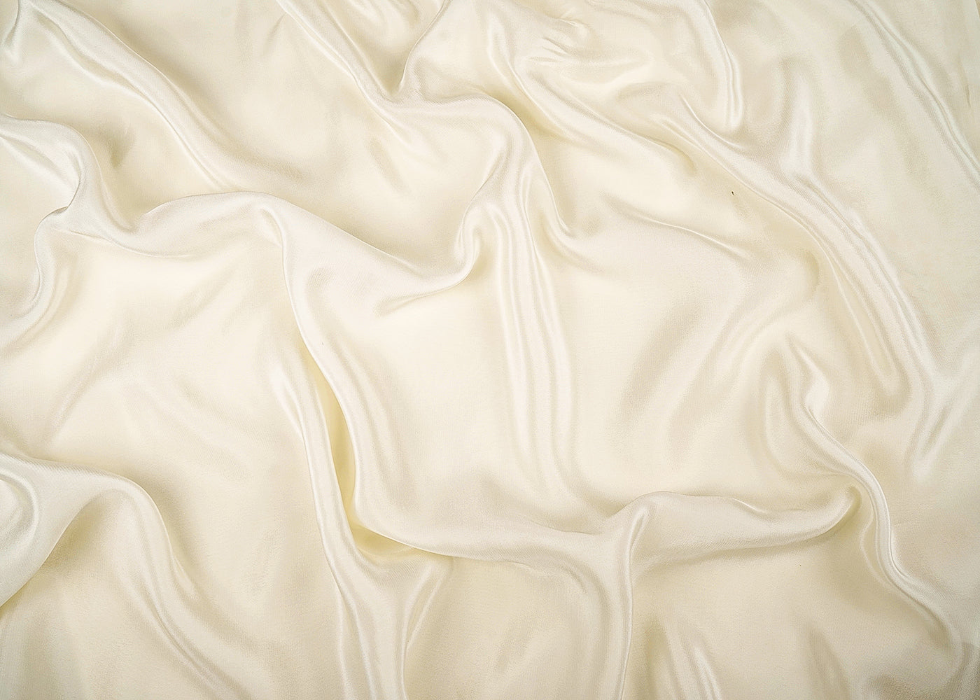 Ivory White Colored Crepe Fabric 23244(9)
