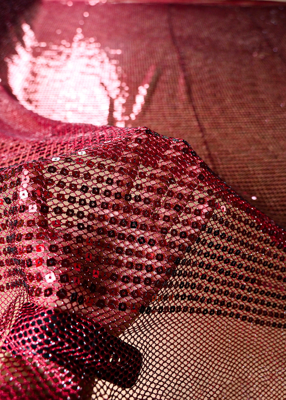 Maroon Exclusive Fabric With All Over Sequins Work 23618