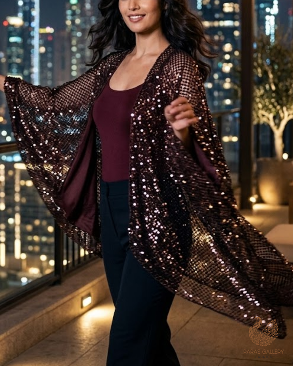 Nitibha Kaul Inspired Edition | Copper Exclusive Unstitched Fabric 23624