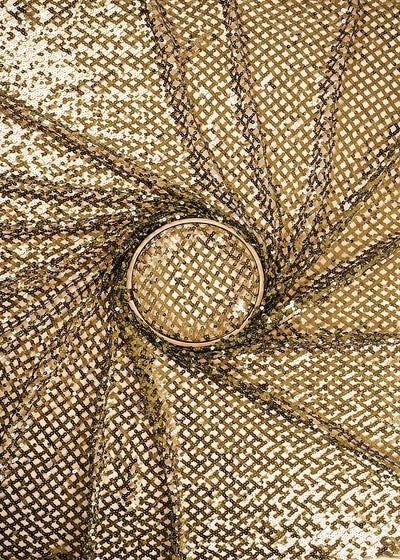 Mehendi Green Exclusive Fabric With All Over Sequins Work 23626