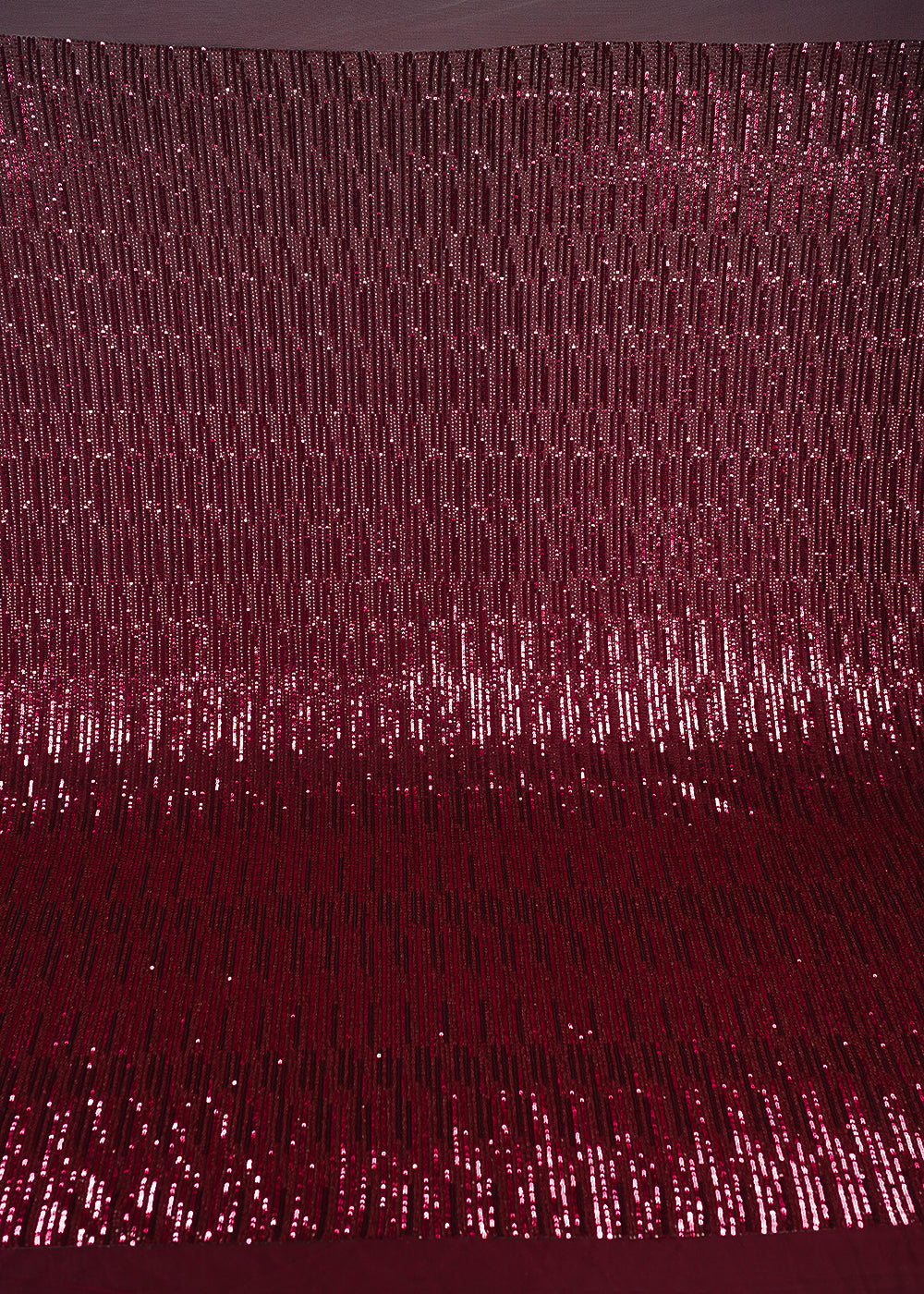 Maroon Imported Net Fabric With All Over Sequins And Katdana Work 23765
