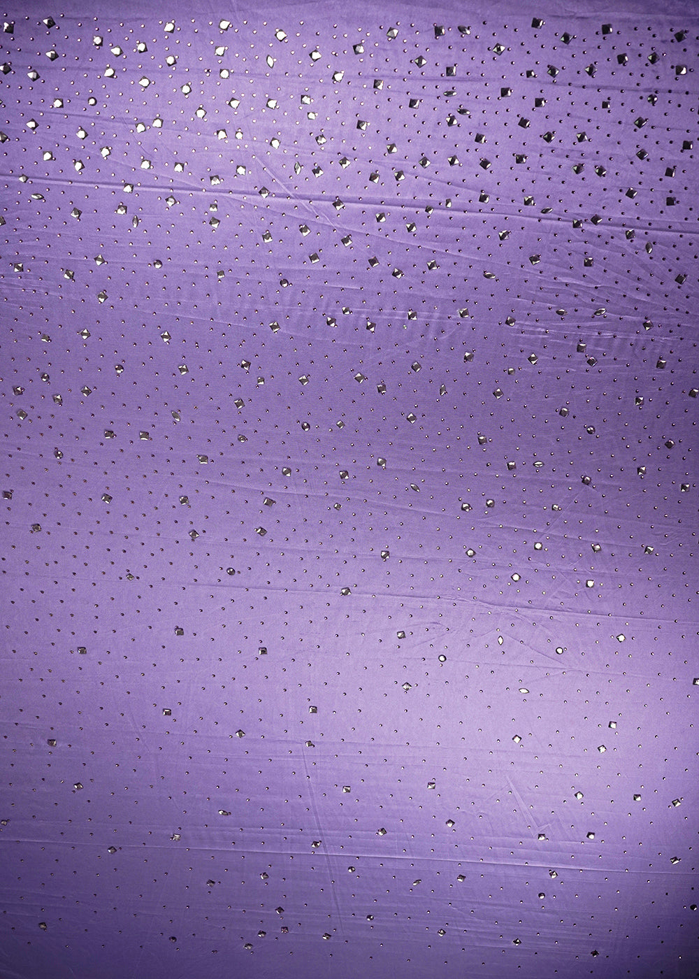 Lavender Imported Net Fabric With All Over Stone Work  24022