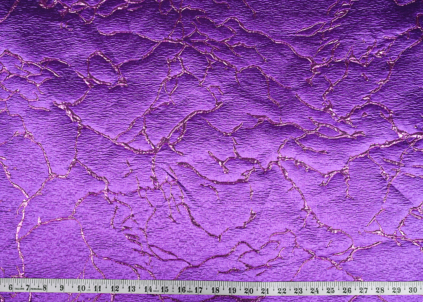 Purple Imported Jacquard Fabric With All Over Embosed Work 24135