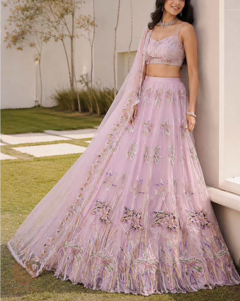 Fabric to Bridal Lehenga