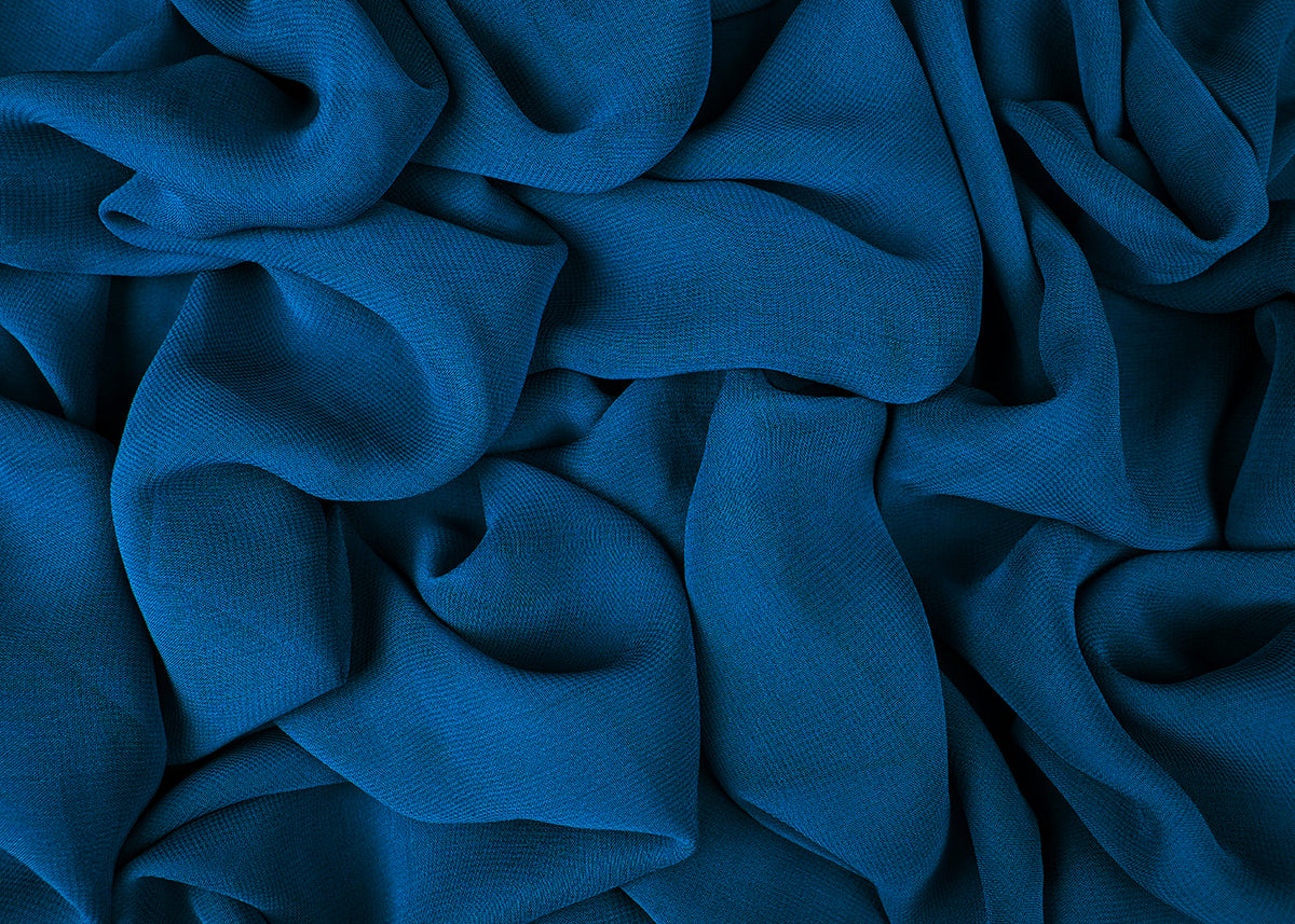 Cobalt-Blue-Coloured-Georgette-Fabric-7425(101)-flowy-view