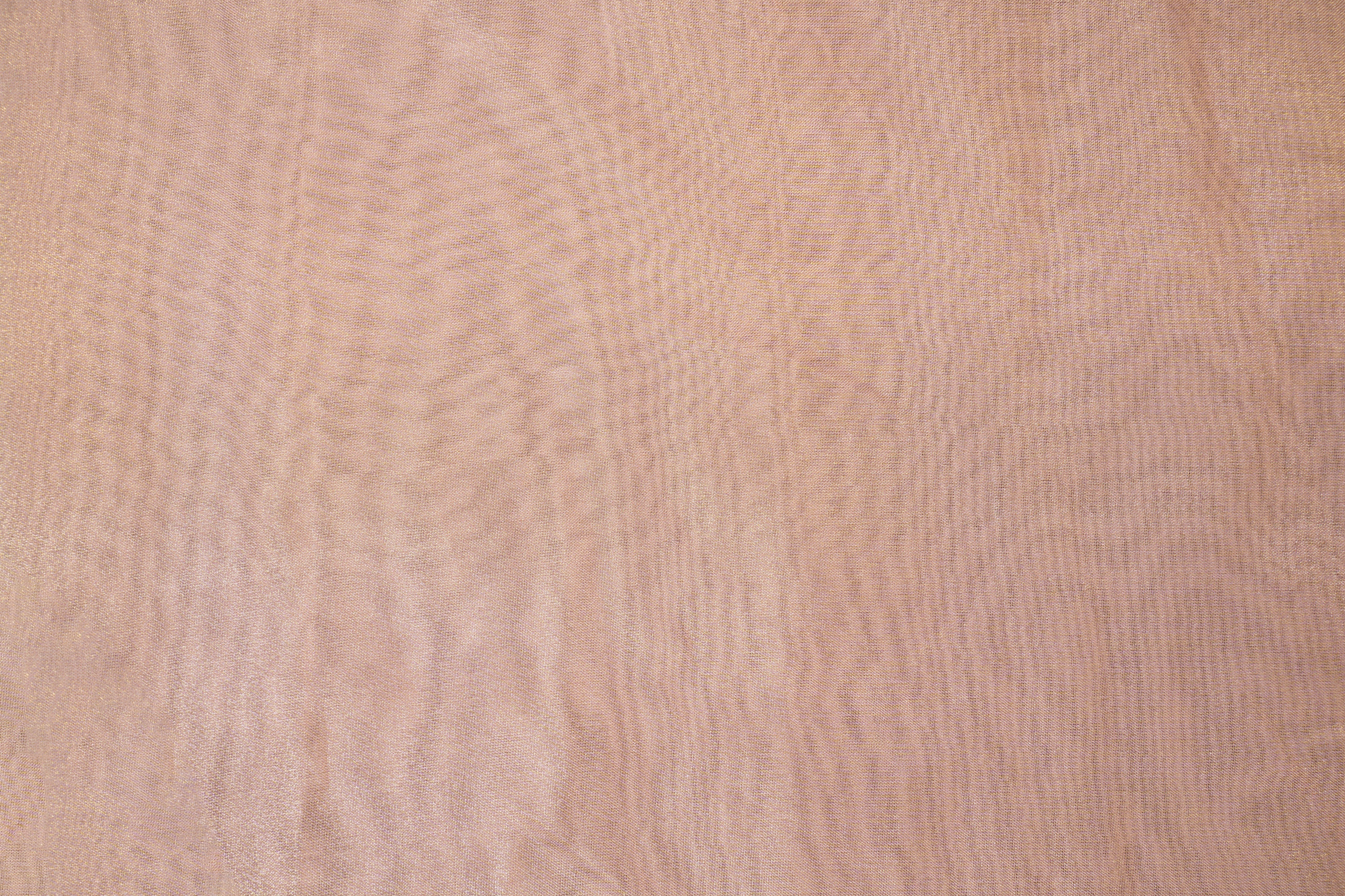 Light pink coloured glass oraganza fabric