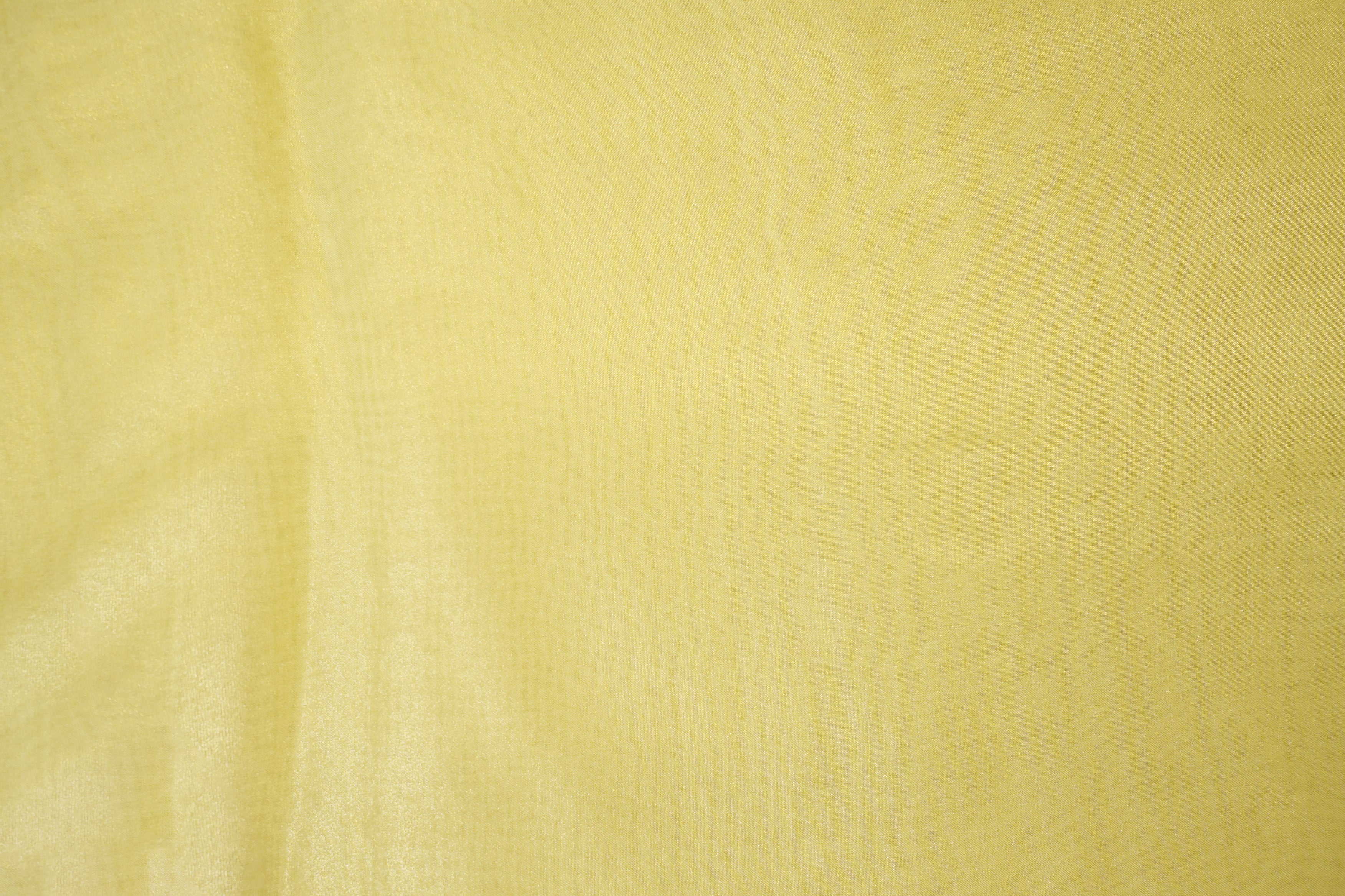 Yellow coloured glass oraganza fabric