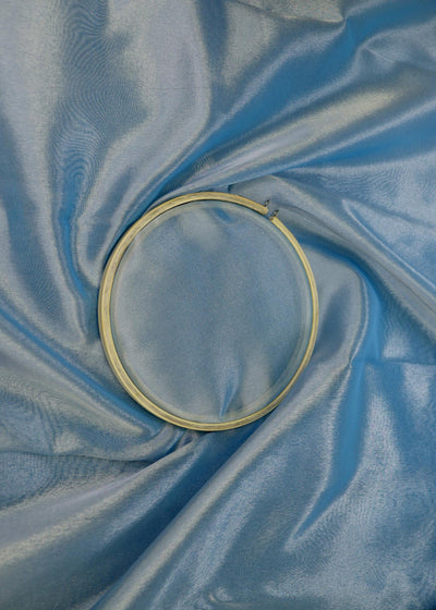 Firozi Coloured Tissue Fabric With Silver Shimmer | 8527(12)