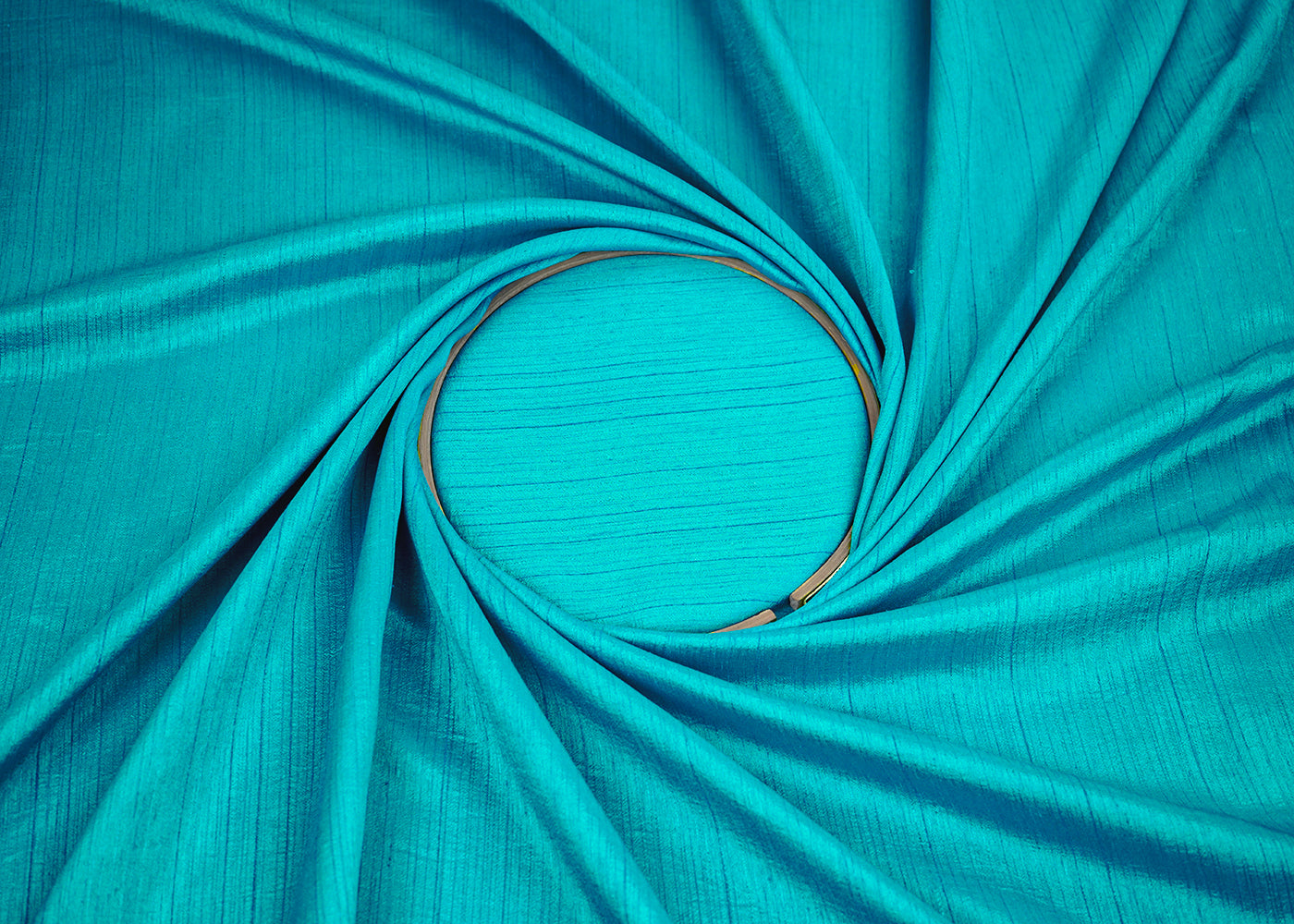 Sky Blue Colored Nysa Silk Fabric 8990(101)