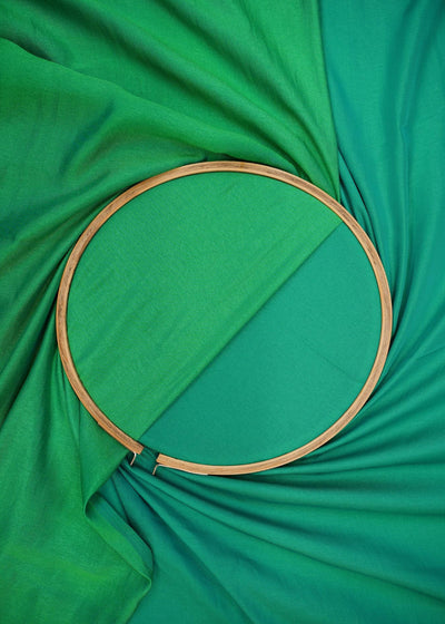 Sea Green Coloured Barfi Silk Fabric | 9248(5)