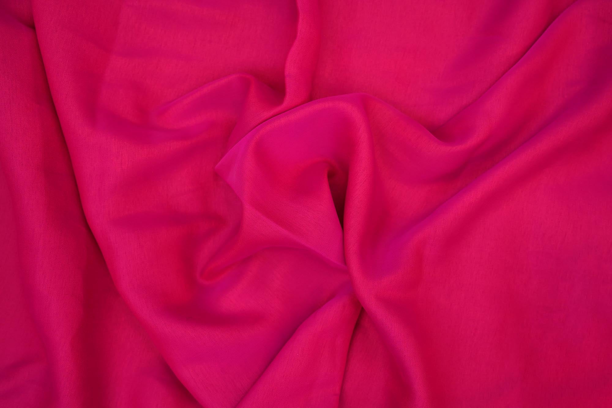 Magenta coloured barfi silk fabric