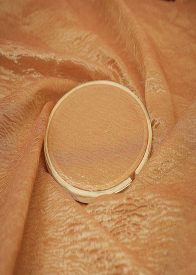 Pastel Orange Crushed Tissue With Shimmer 9259(16)