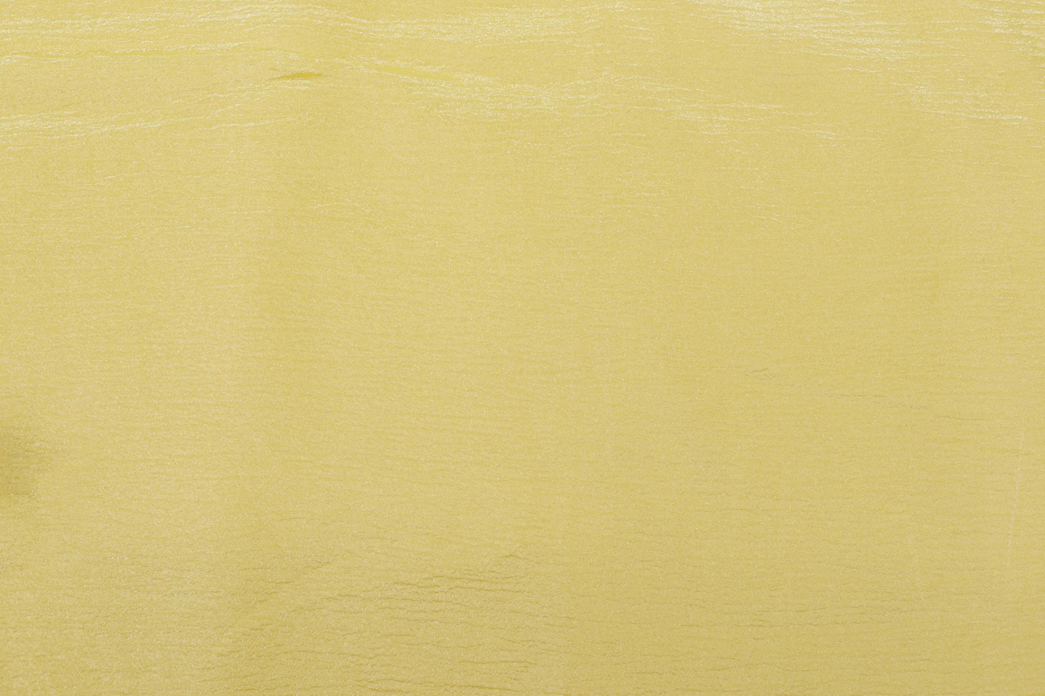 Lemon yellow coloured crushed tissue organza fabric