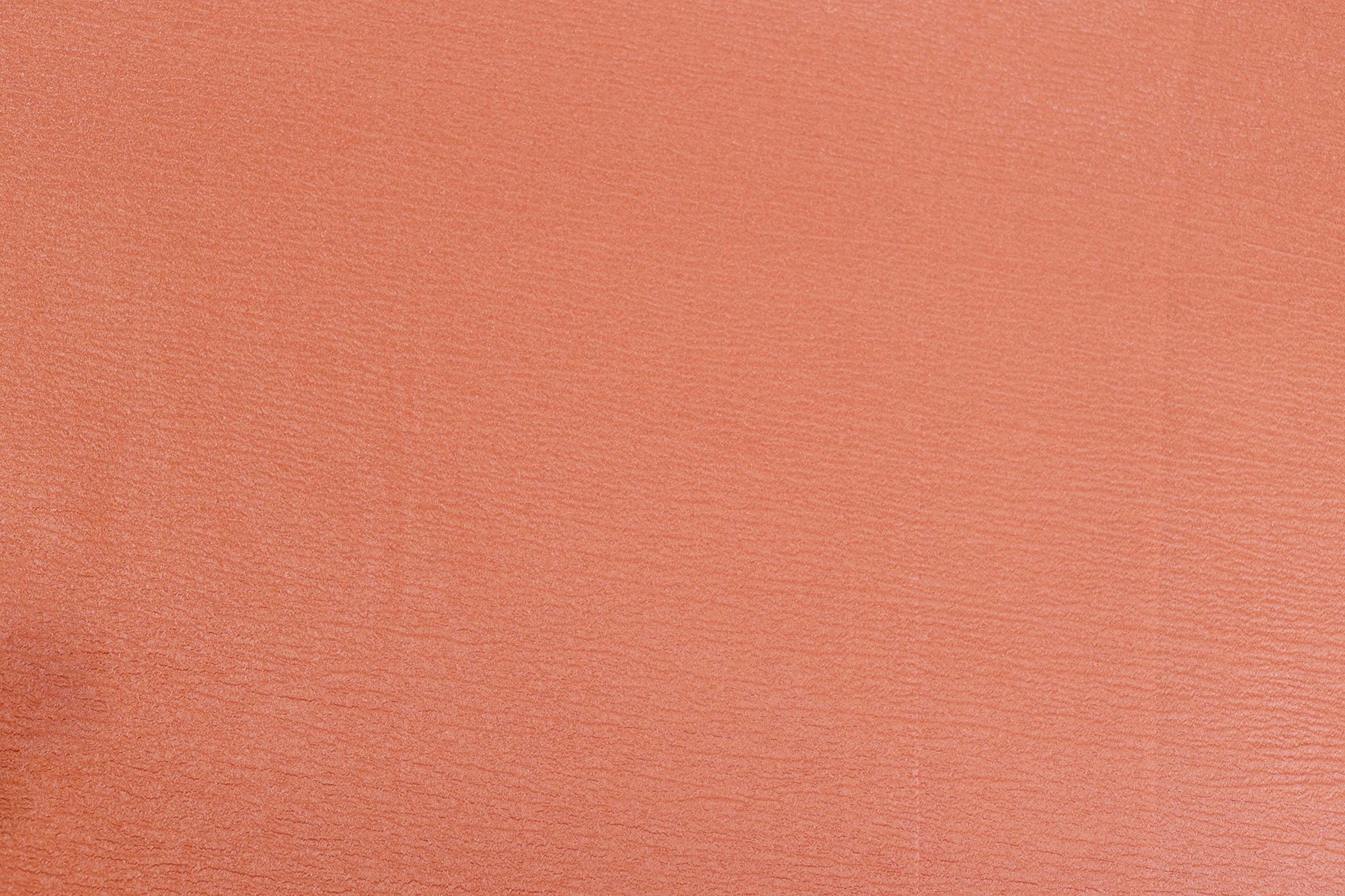 Rose gold coloured crushed tissue organza fabric