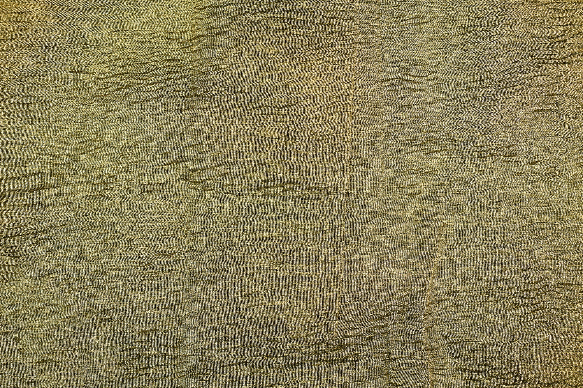 Olive green crushed tissue with golden shimmer