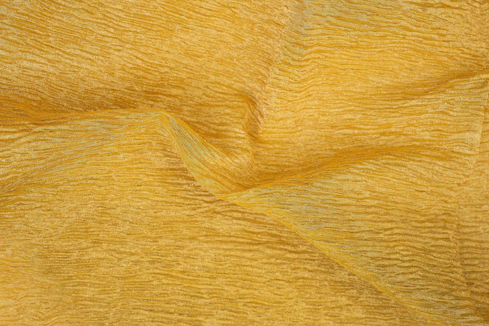 Yellow crushed tissue with golden shimmer