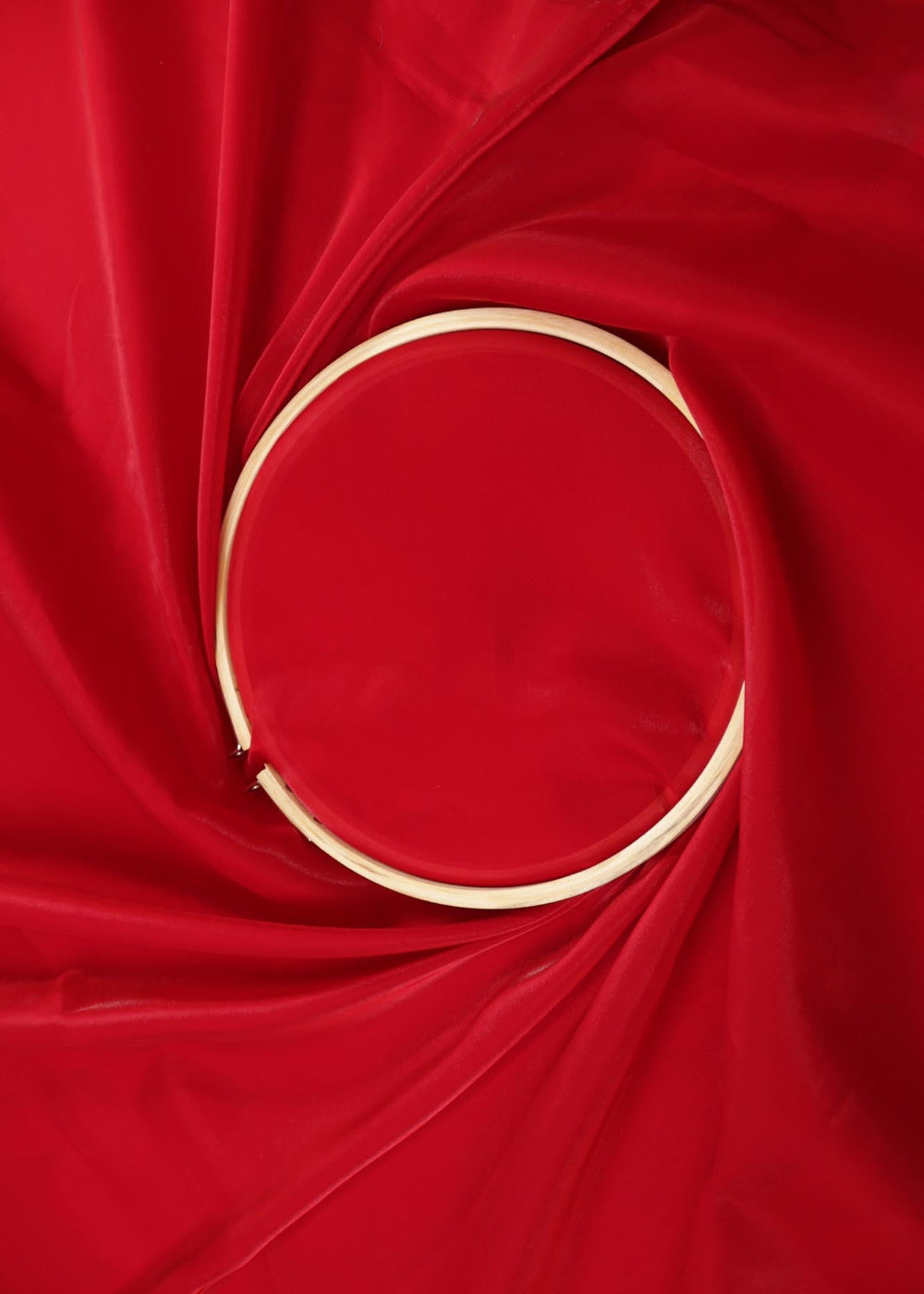 Cherry-Red-Coloured-Organza-Satin-Plain-Fabric-9261(12)