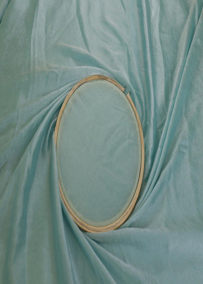 Powder Blue Coloured Silk Crushed Texture Fabric | 9271(12)