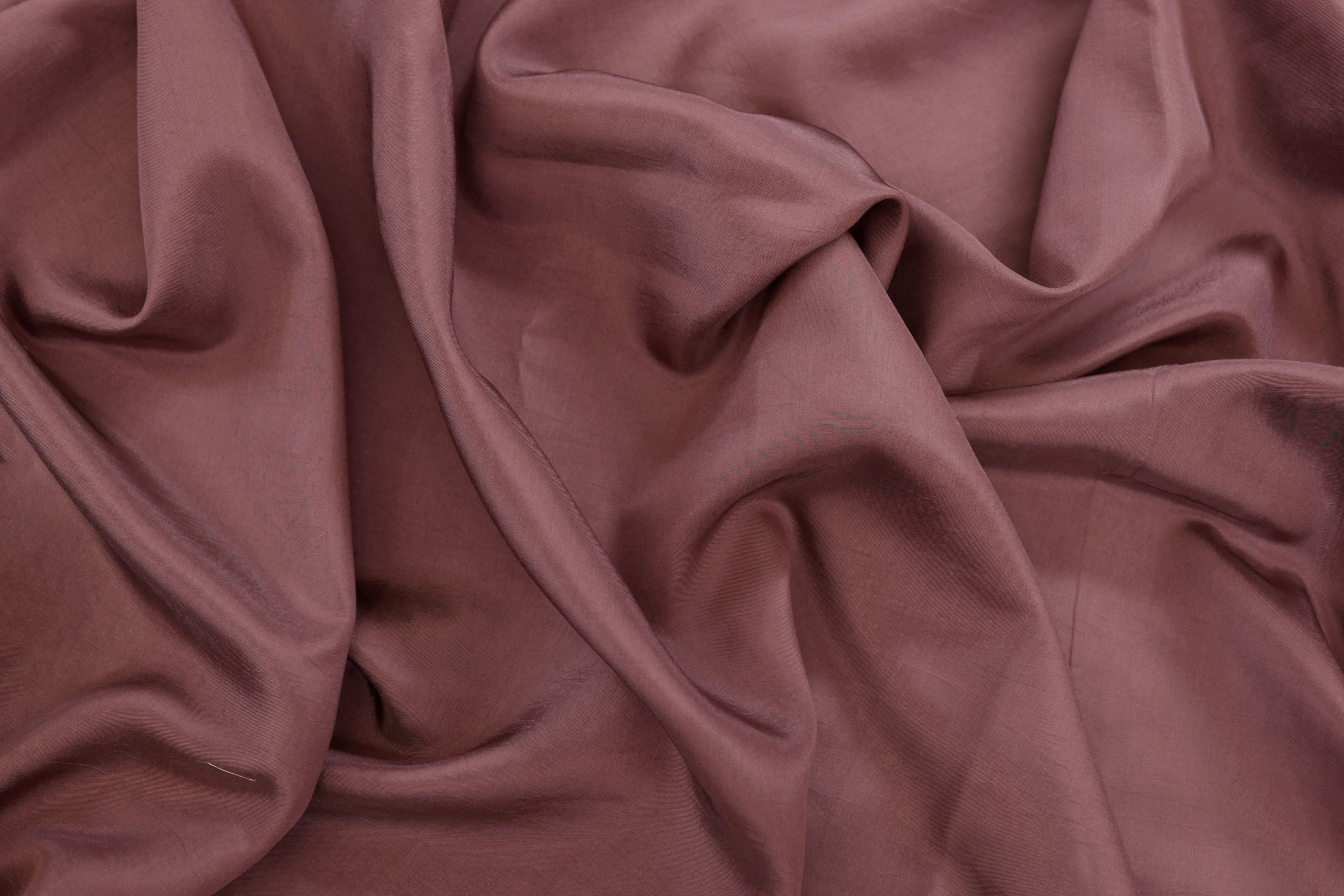 Mauve coloured  habutai silk fabric