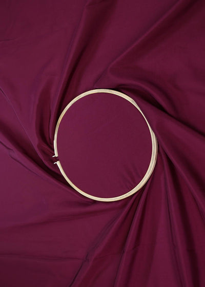 Wine Coloured Habutai Silk Fabric 9272(18)