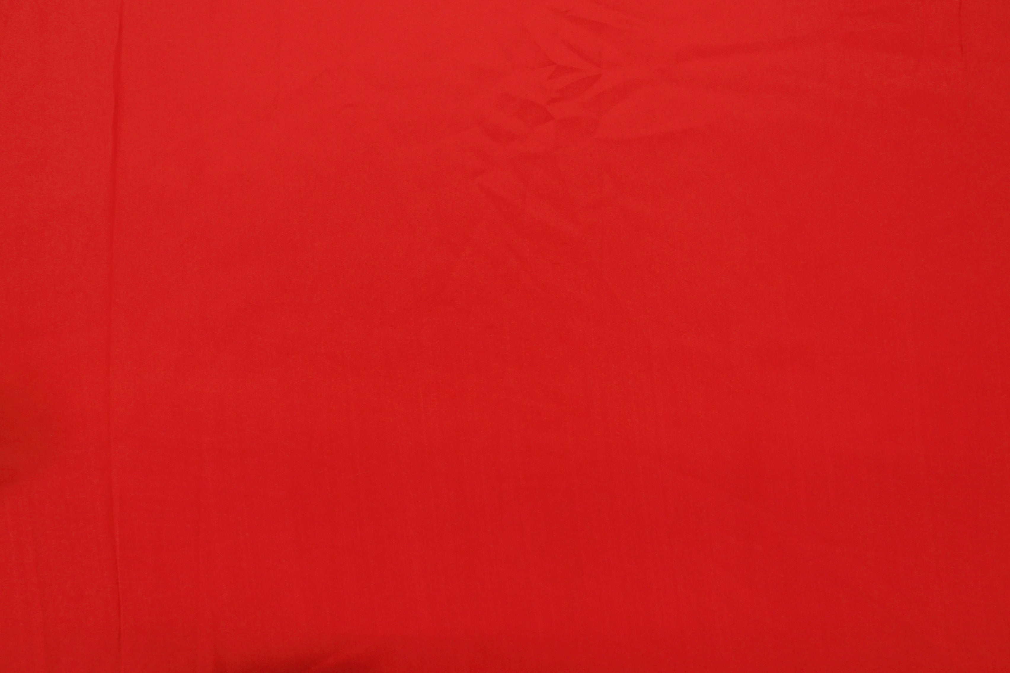 Red coloured  habutai silk fabric