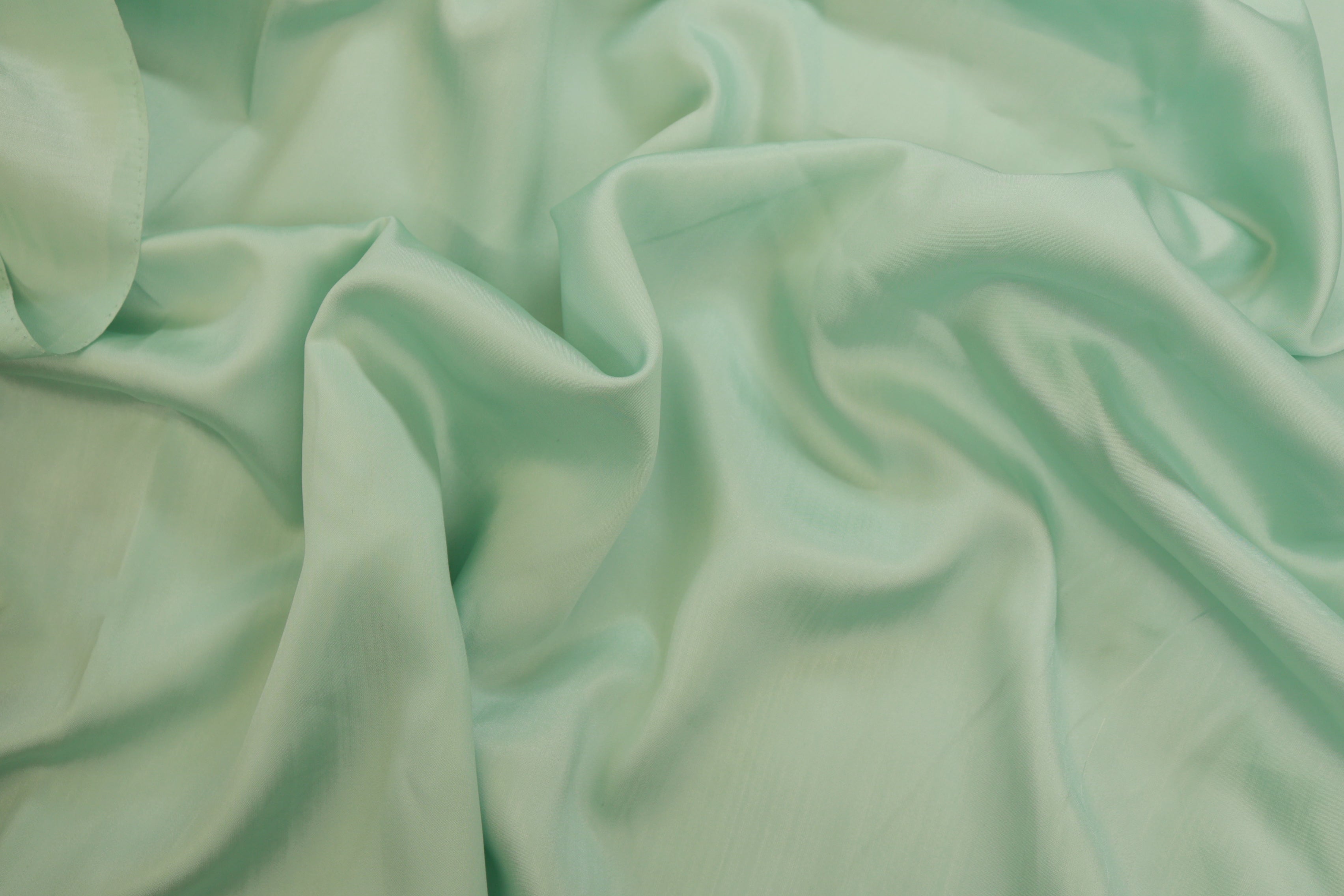 Firozi coloured  habutai silk fabric