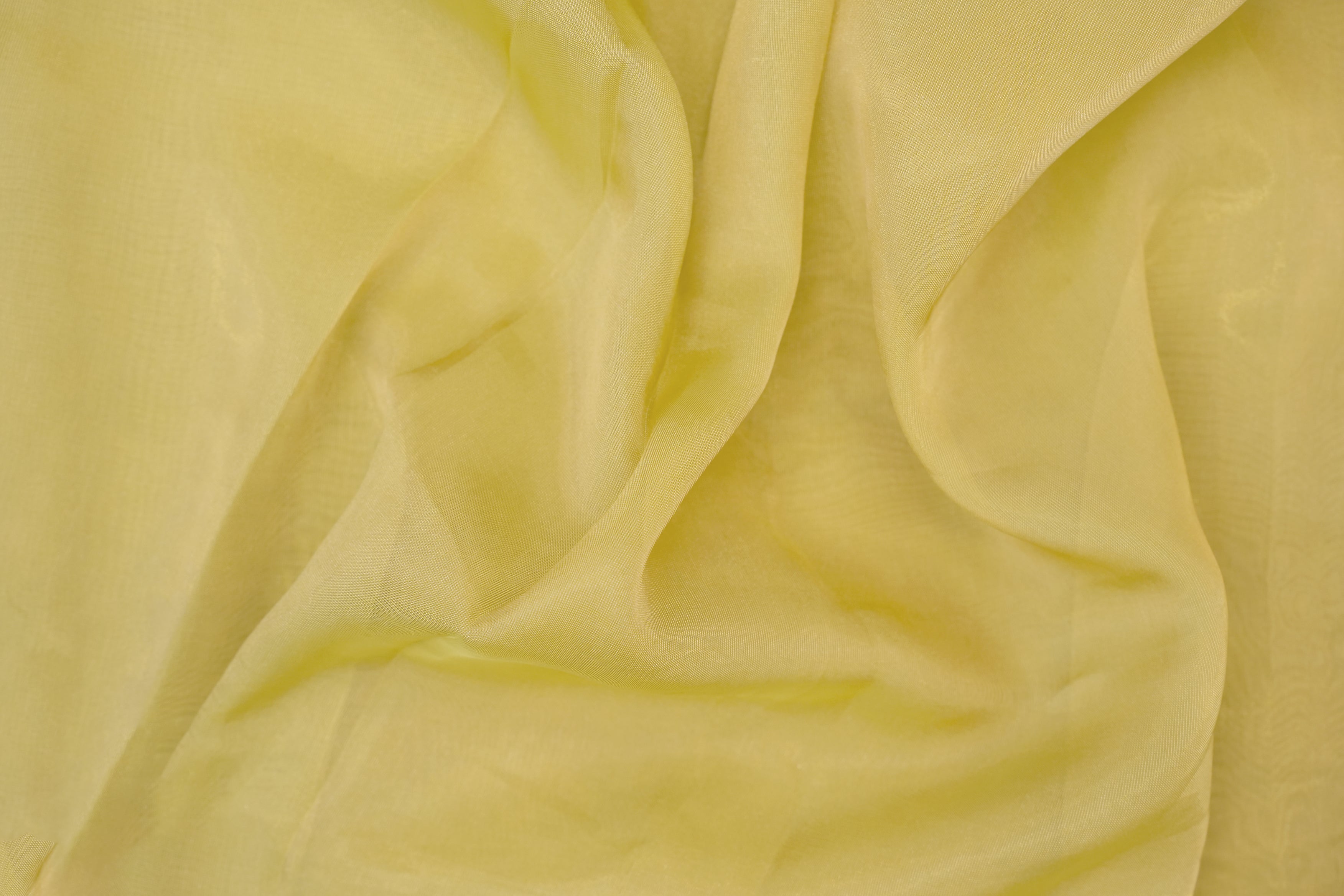 Gold  coloured Soft tissue tissue fabric with shimmer