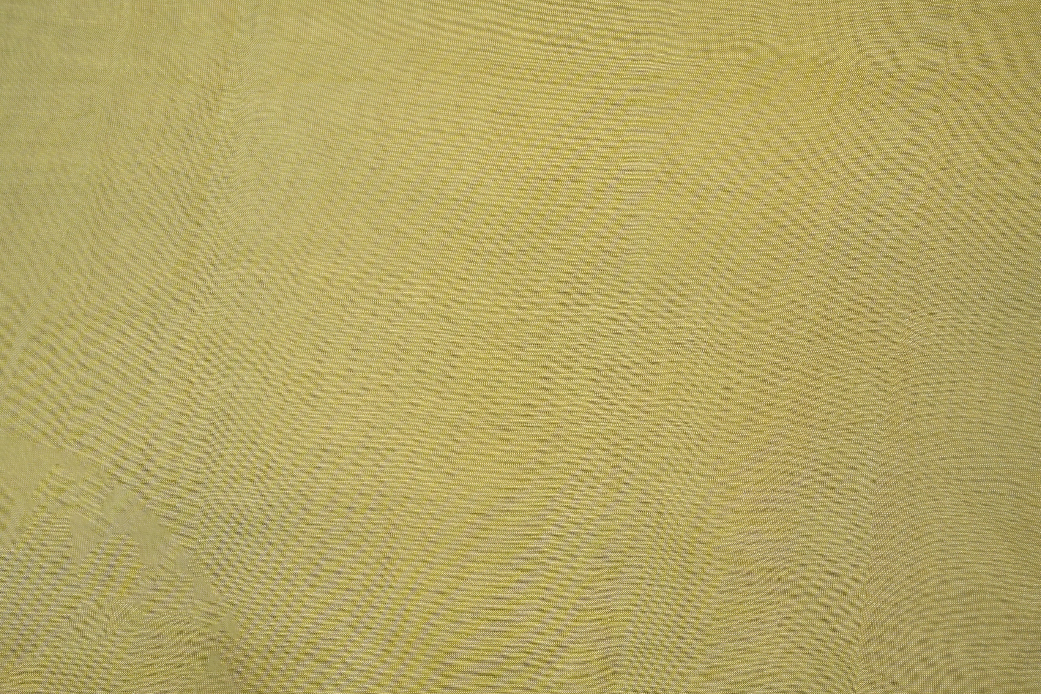 Gold  coloured Soft tissue tissue fabric with shimmer