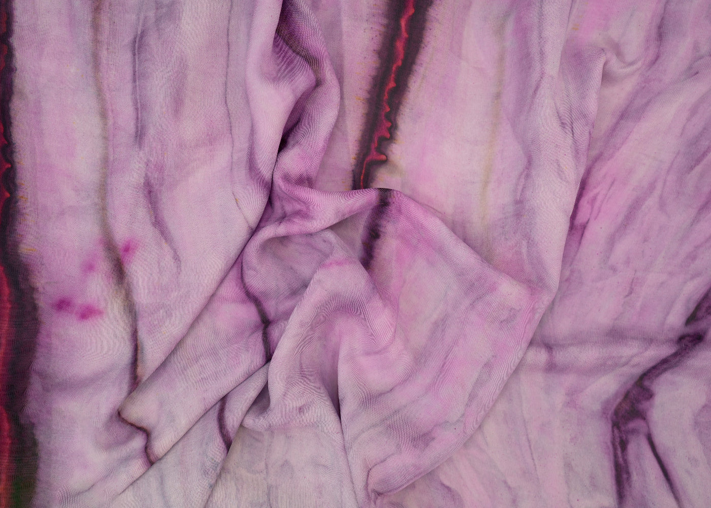 Lavender colored soft suede texture fabric
