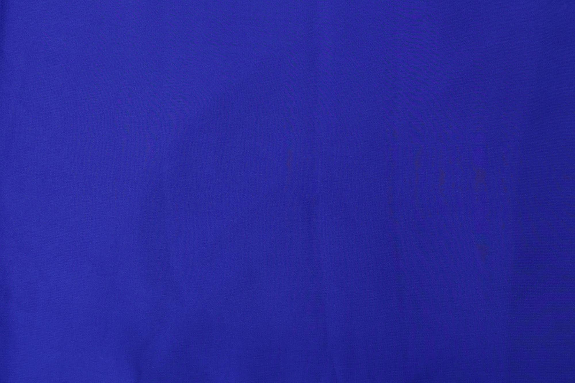 Royal blue plain georgette fabric