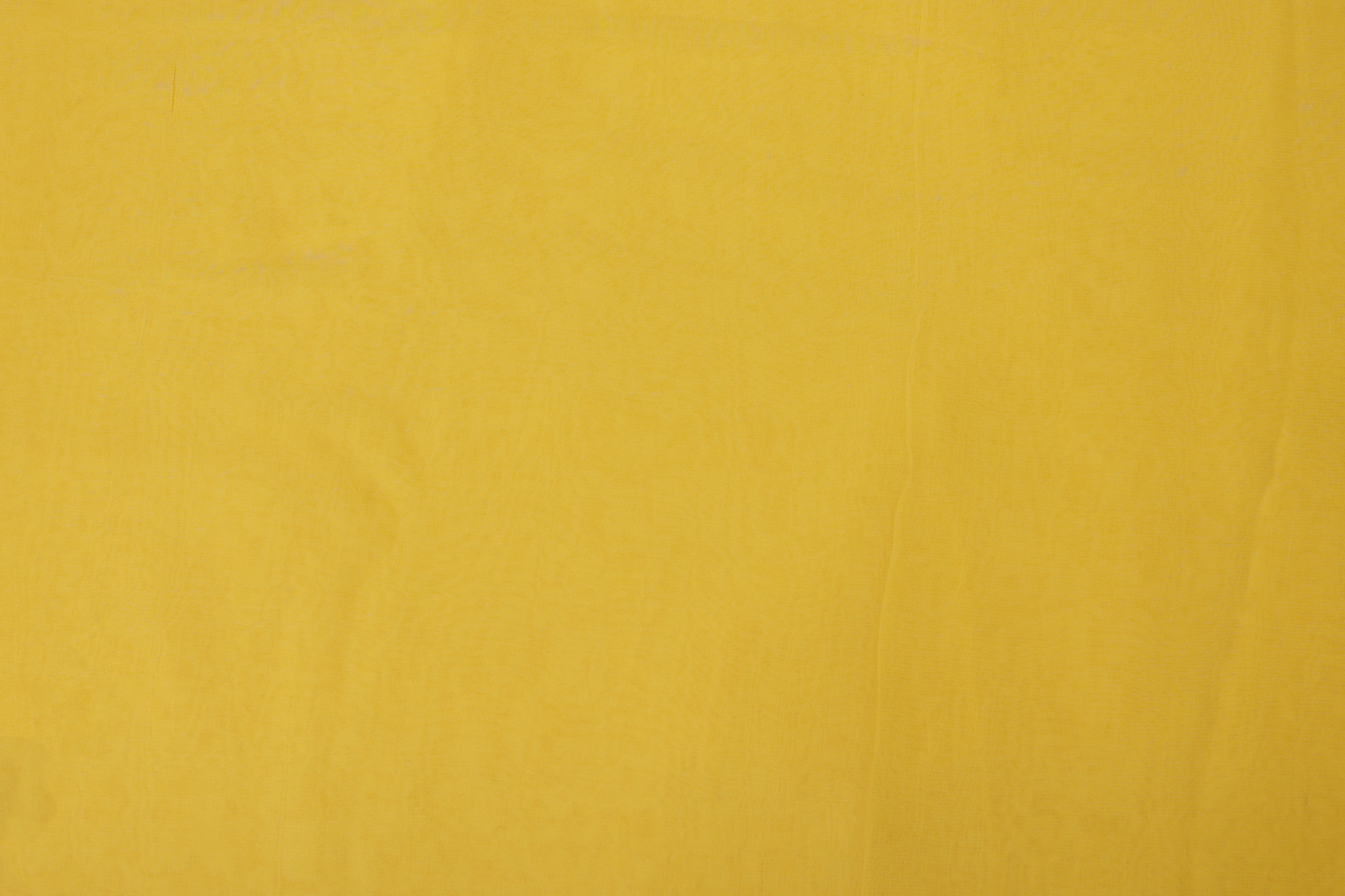 Bright golden plain georgette fabric