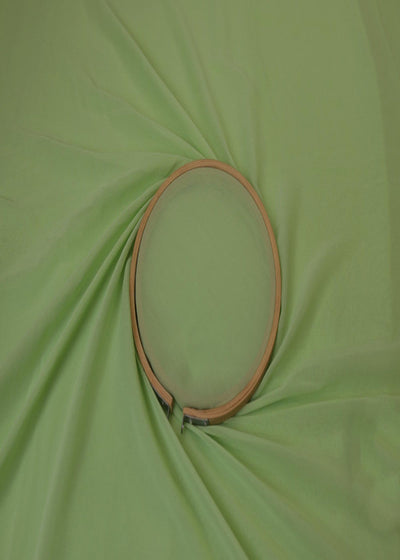 Pastel Green Plain Georgette Fabric 9293(16)-1