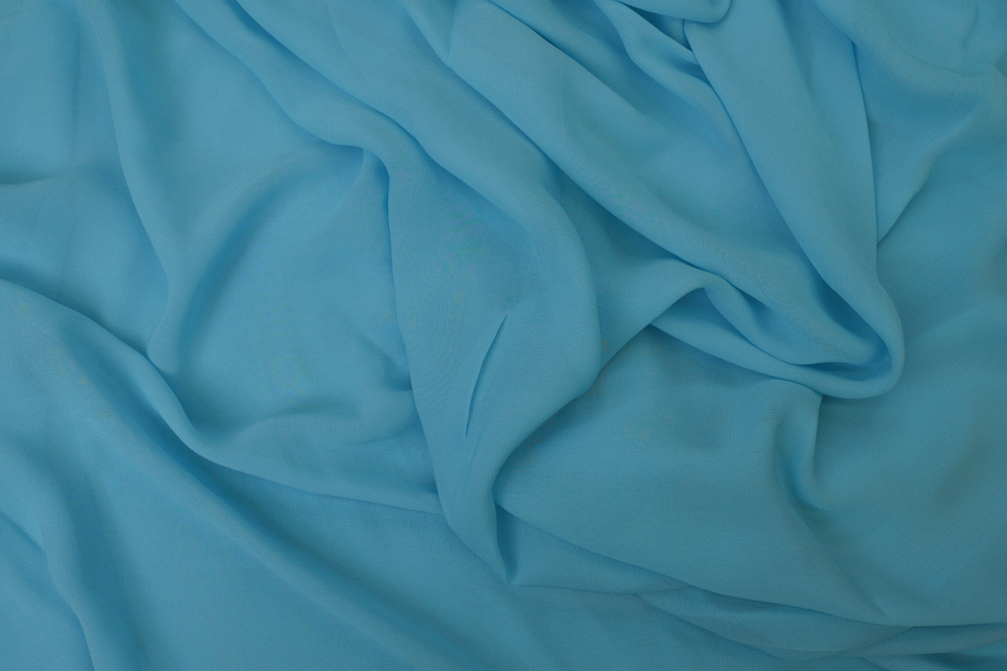 Firozi Plain georgette fabric