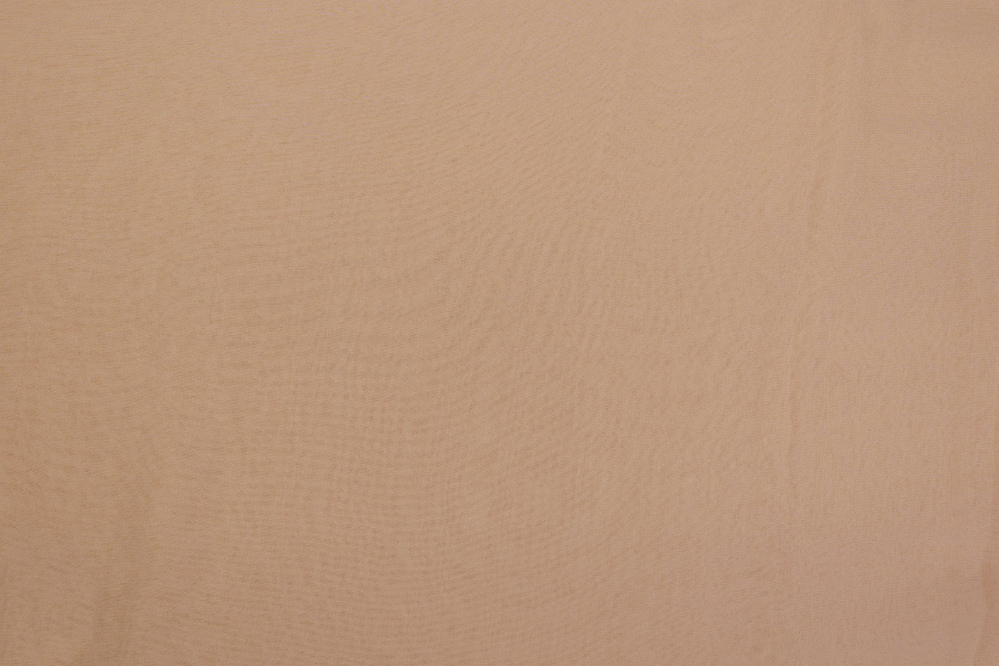 Light peach plain georgette fabric