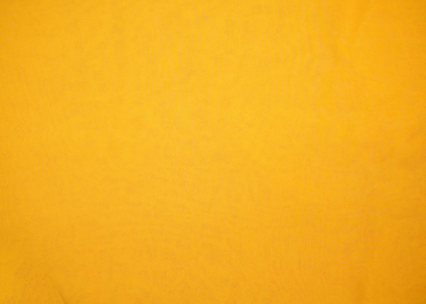 Bright yellow plain georgette fabric